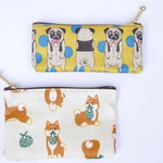 《再販売なし》 ＊しば犬＋パグ＊ ちっちゃいポーチ＋ちょっと大きいポーチセット 