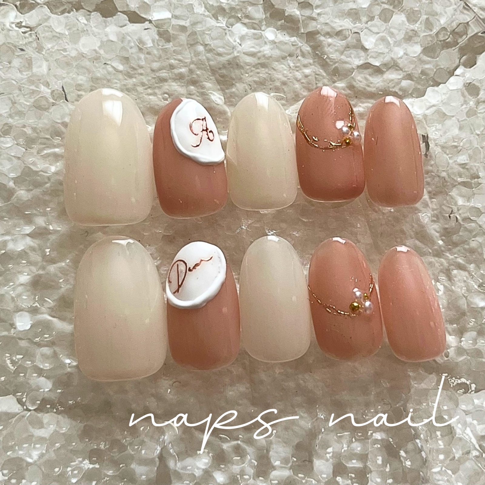 イニシャル - ネイルチップの人気通販 | minne byGMOペパボ 国内