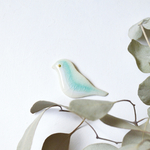 ブルー バード - 幸せを運ぶ 青い鳥 -＊ 陶器 ヘアゴム