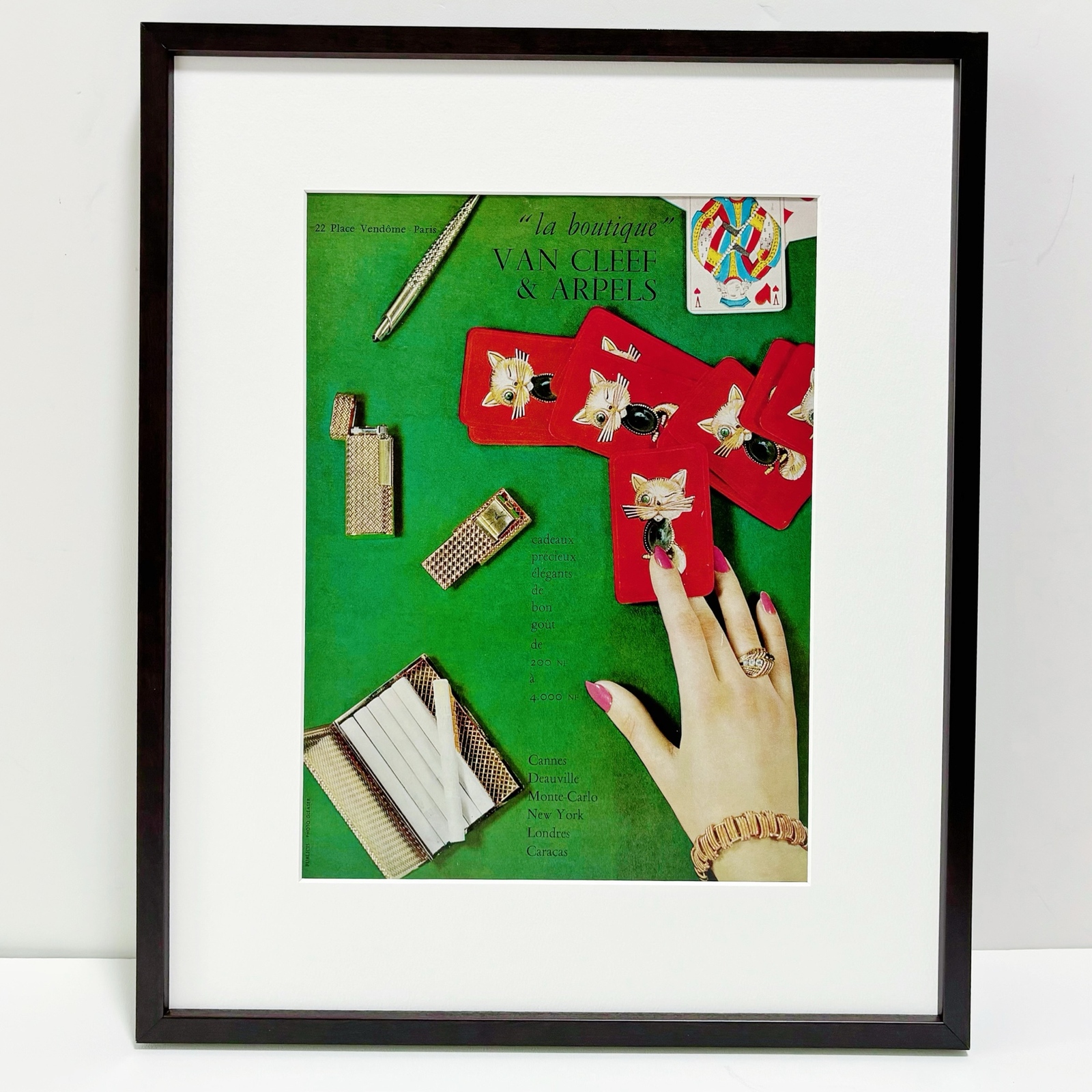 1962 広告＞Van Cleef & Arpels ヴァンクリーフアーペル ポスター