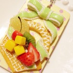 かごバック×フルーツのICカードケース