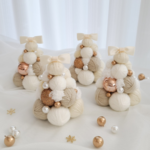 毛糸の温かい"mini"ニットツリー