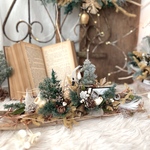 𓂃𓂂𓇣𓂂𓏖𓂂森の木の実のクリスマスアレンジ𓂂𓇣𓂂𓂃クリスマスデコレーション おうちクリスマス テーブルデコレーション