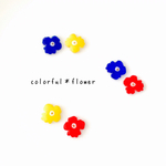 再販☆colorful＊flower《ノンホールピアスorピアス》