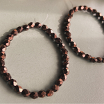 【1連30コセット】JIRI＊IVANA#czech beads#チェコビーズ　 FP5㍉ copper