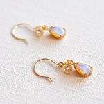 VINTAGE ファイヤーオパールのピアス