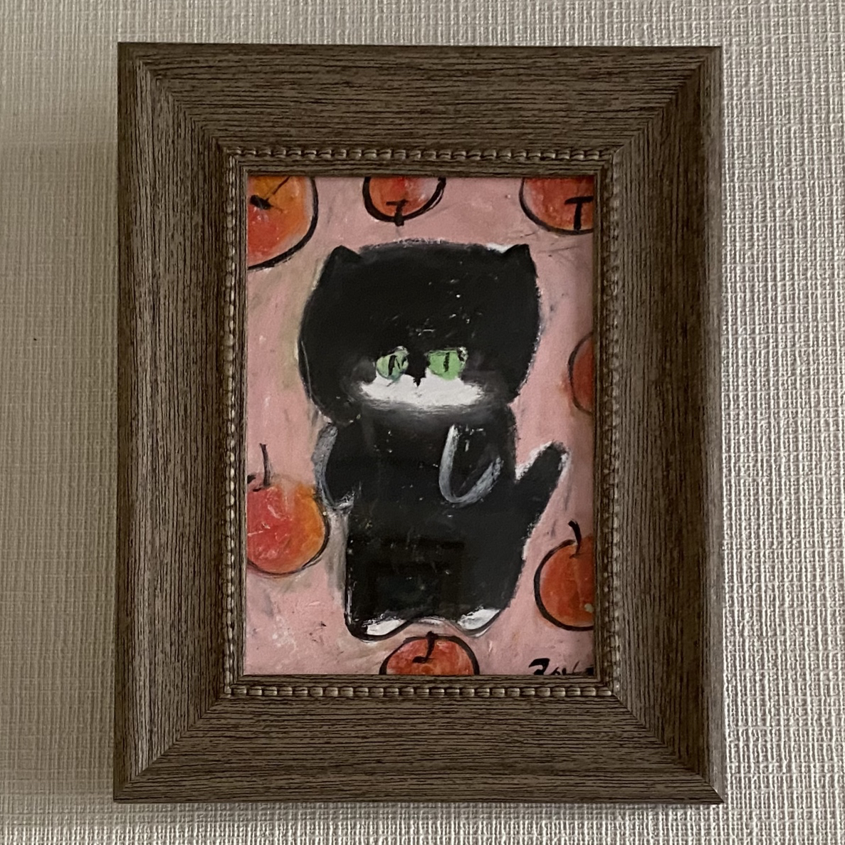 絵画。原画【可愛い猫ちゃんたちを連れて楽しい遠足に行く】 絵画。原画【可愛い猫ちゃんたちを連れて楽しい遠足に行く】