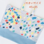 カラフルストーン💎　大きいレッスンバッグ　入園入学に　レッスンバッグ/お稽古バッグ/サイズオーダー/女の子/男の子