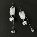 雪狐の耳飾り(ピアス・イヤリング)