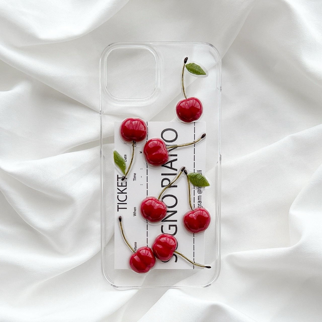 Cherry sonix iphoneケース byemypie cherry case iphone スマホ ケース カバー ジェリー ソフト ハード キャラクター チェリー さくらんぼ 韓国雑貨
