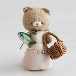 本日22時　ねこ　ミニチュア　ベージュ　ぬいぐるみ