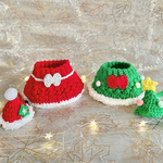 🎅🏻クリスマス　サンタケープとツリーのケープ🎄