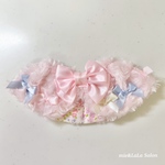 ペット用ふわふわリボンリボンケープ🎀犬 猫 うさぎ