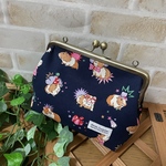 ラスト1点◆ モルモット◆がま口ポーチ◆がま口バッグ◆キャスキッドソン◆ Cath Kidston◆モルモットバッグ◆モルモットポーチ◆がま口◆小動物グッズ◆ハンドメイド