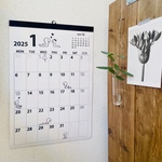 【送料無料】2025年 どうぶつ月めくりカレンダー A3