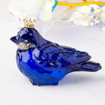 【送料込み】鳥の置物/青い鳥  〜King〜
