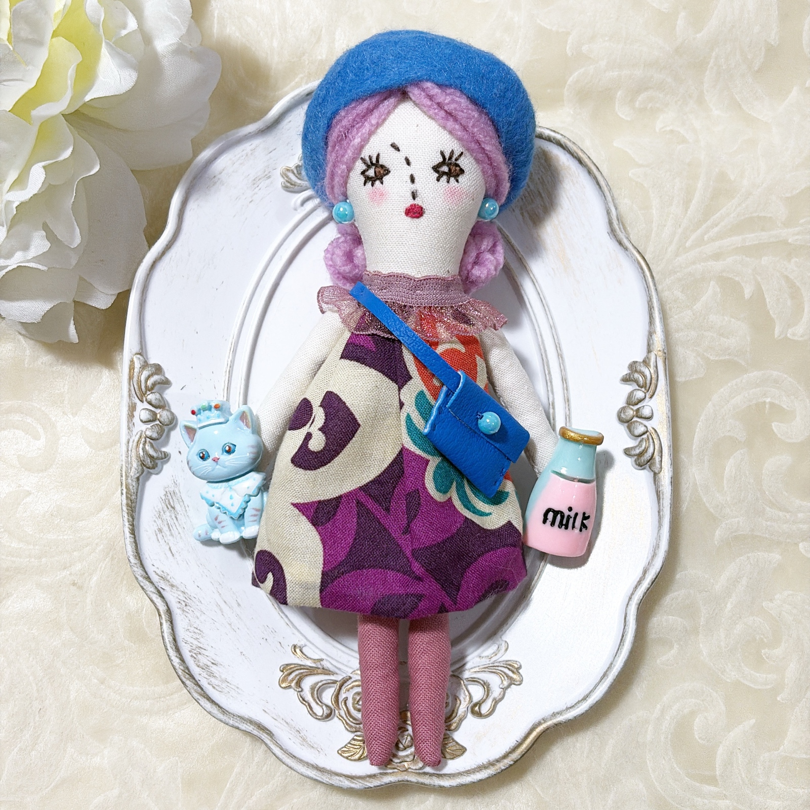 ハンドメイド ドールチャーム ❉母の日プレゼント❉バッグチャーム お人形 楽天市場】ドール チャーム バッグチャーム 人形 女の子