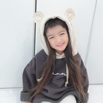 数量限定!!  Sale あったか くまさん 名前入りパーカー    