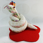 【 再販✨最後の1点です 】【2025 干支飾り 巳】幸せ運ぶ♡くるくるヘビさん🐍　