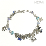 ＊星&星…星とスワロフスキーのブレスレット＊