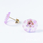 蜜のピアス_ラベンダー