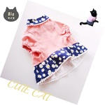 猫服🐈SALE【限定完成品】ピンクセーター風ワンピ２★２サイズ★