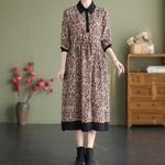 受注制作 通勤 長袖 ロングワンピース