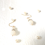 再販❤️ホワイトパフューム♡ピアス