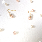 再販32❤️売れ筋 ピンクパールが可愛いパールピアス