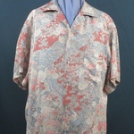 メンズ着物リメイクシャツ　Iyashi-an men's kimono re-make shirt