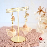 【極細水引】⌘花玉⌘    水引アクセサリー　水引ピアス　水引イヤリング