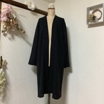 ウール　ブラック羽織💕
