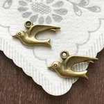 50個セット/飛ぶ鳥チャーム・かっこいいデザイン／ハンドメイド材料・アクセサリーパーツまとめ売り／1441（50個）