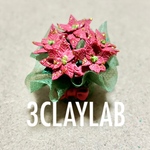 ☆送料無料☆ずっと一緒だよ/ポインセチア（赤）