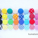 クルミボタンのヘアゴム　どれでも2個