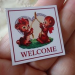 クマさん特集＊サインプレート ＊Welcome　ハートのクマちゃんず
