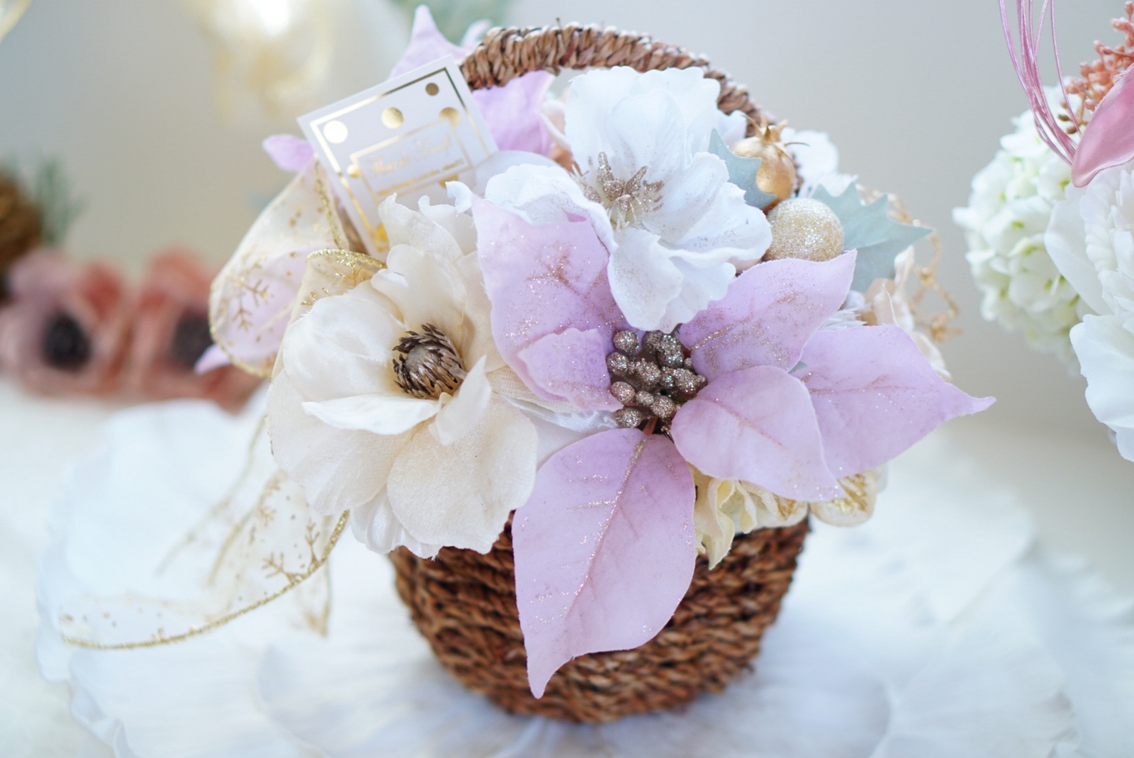 Christmas Basket Arrangement