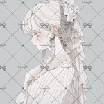【I221】teatea.オリジナル 人物ステッカー