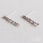 【受注制作】- Silver -  Tsubu ピアス