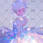 【周年祭限定112】teatea.オリジナル 人物ステッカ