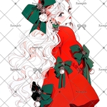 【周年祭限定138】teatea.オリジナル 人物ステッカ