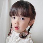 New"💐2本セット かすみ草のハートヘアゴム/ベビーヘアゴム キッズヘアゴム ハート ヘアゴム 誕生日 お祝い 出産祝い プレゼント プチギフト 赤ちゃん ヘアゴム