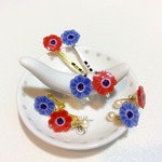 ラストSALE!アネモネのイヤリング＆ピアス