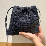 モチーフポシェット <Col.40 Black>