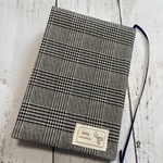 【文庫版】グレンチェックのブックカバー