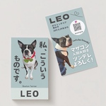 うちの子名刺♡私〜1頭用《両面印刷100枚》 ⭐︎選べるカラー⭐︎くすみカラー⭐︎シンプルで見やすいღ可愛いღペット名刺ღ愛犬グッズღ愛犬名刺ღ犬名刺ღ送料無料ღセミオーダーღお急ぎ対応可ღ