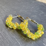 フープピアス  ミモザ