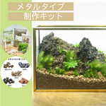 【メタルフレームL type】苔テラリウム制作キット-《苔テラリウム・コケリウム》