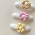 PUKKURI❁⃘肩紐クリップ ⌇お花 クリップ ずれ防止 サロペット 肩紐 ⌇