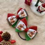 【11】大人可愛い☆クリスマス☆サンタさん☆リボンヘアゴム☆ラブラドール☆ゴールデンレトリバー☆犬☆